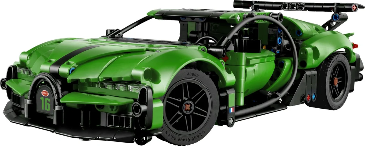 LEGO 42241 Green Bugatti Chiron Pur Sport Hypercar