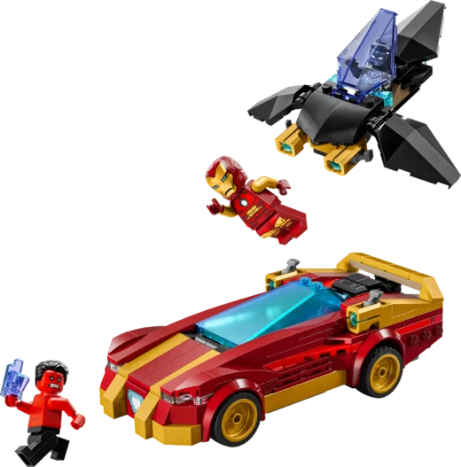 LEGO 76310 Iron Man Car & Black Panther vs. Red Hulk