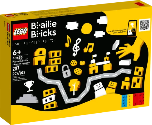 LEGO 40655 Play with Braille - French Alphabet