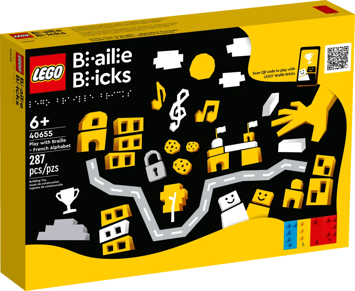 LEGO 40655 Play with Braille – French Alphabet