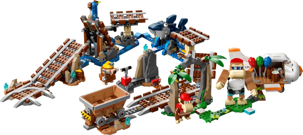 LEGO 71425 Diddy Kong’s Mine Cart Ride Expansion Set