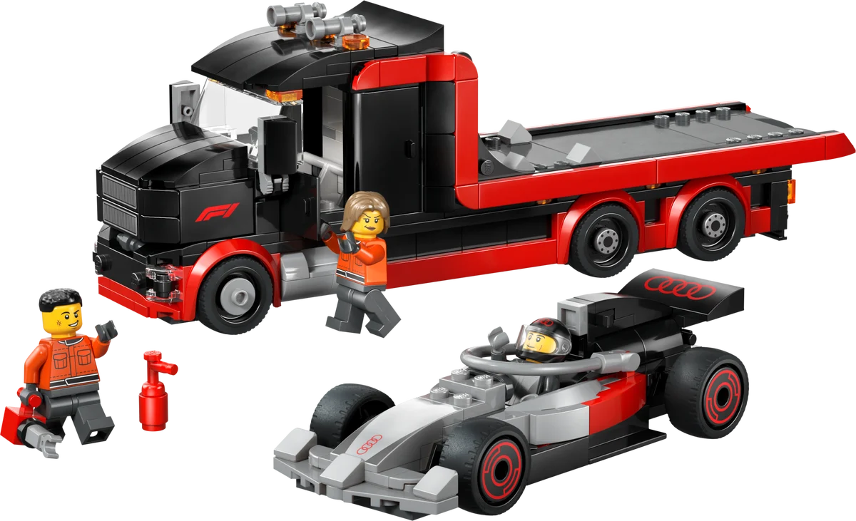 LEGO 60493 F1 Display Truck with Audi F1 Race Car