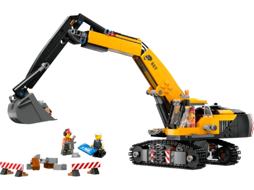LEGO 60420 Yellow Construction Excavator