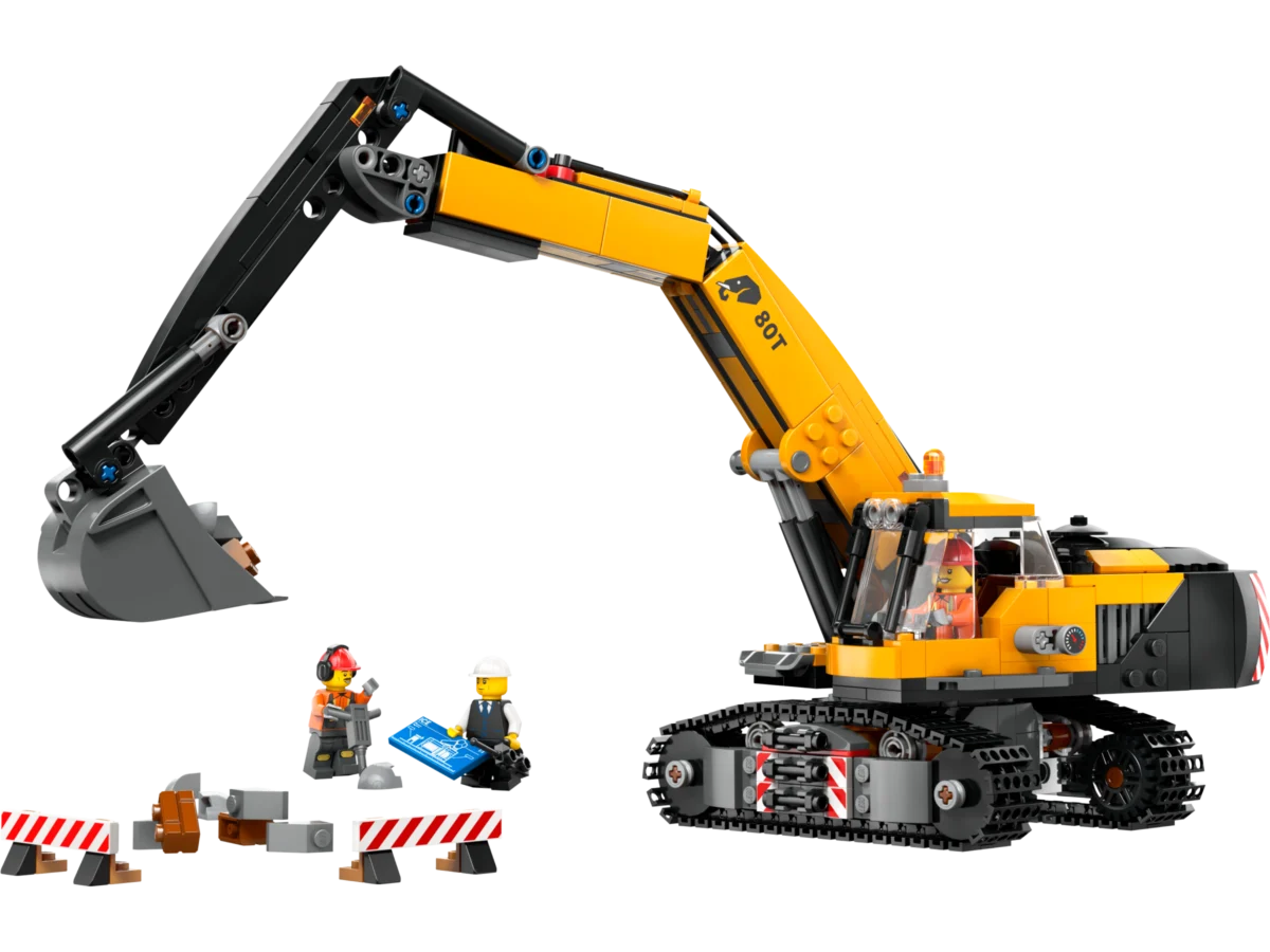 LEGO 60420 Yellow Construction Excavator