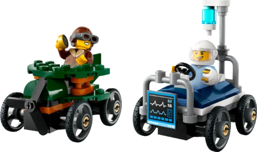 LEGO 60459 Airplane vs. Hospital Bed Race Car Pack