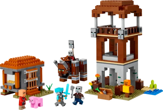 LEGO 21278 The Pillager Outpost and Ravager