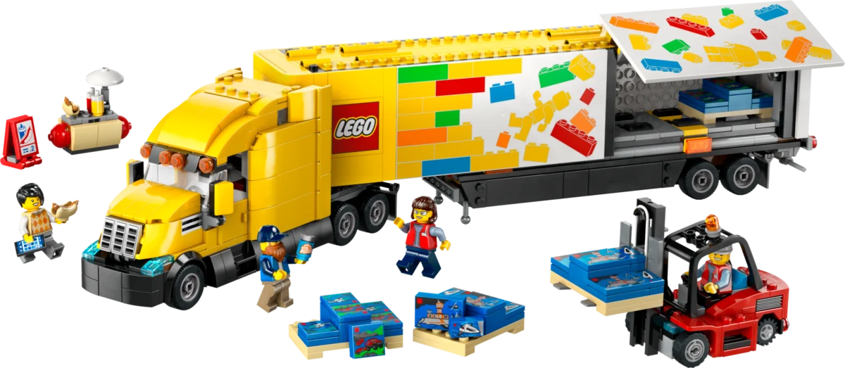 LEGO 60440 Yellow Delivery Truck