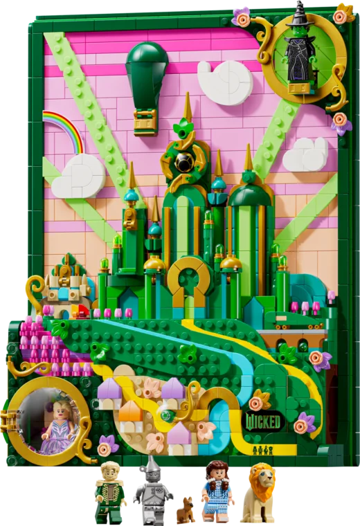LEGO 75685 Emerald City Wall Art