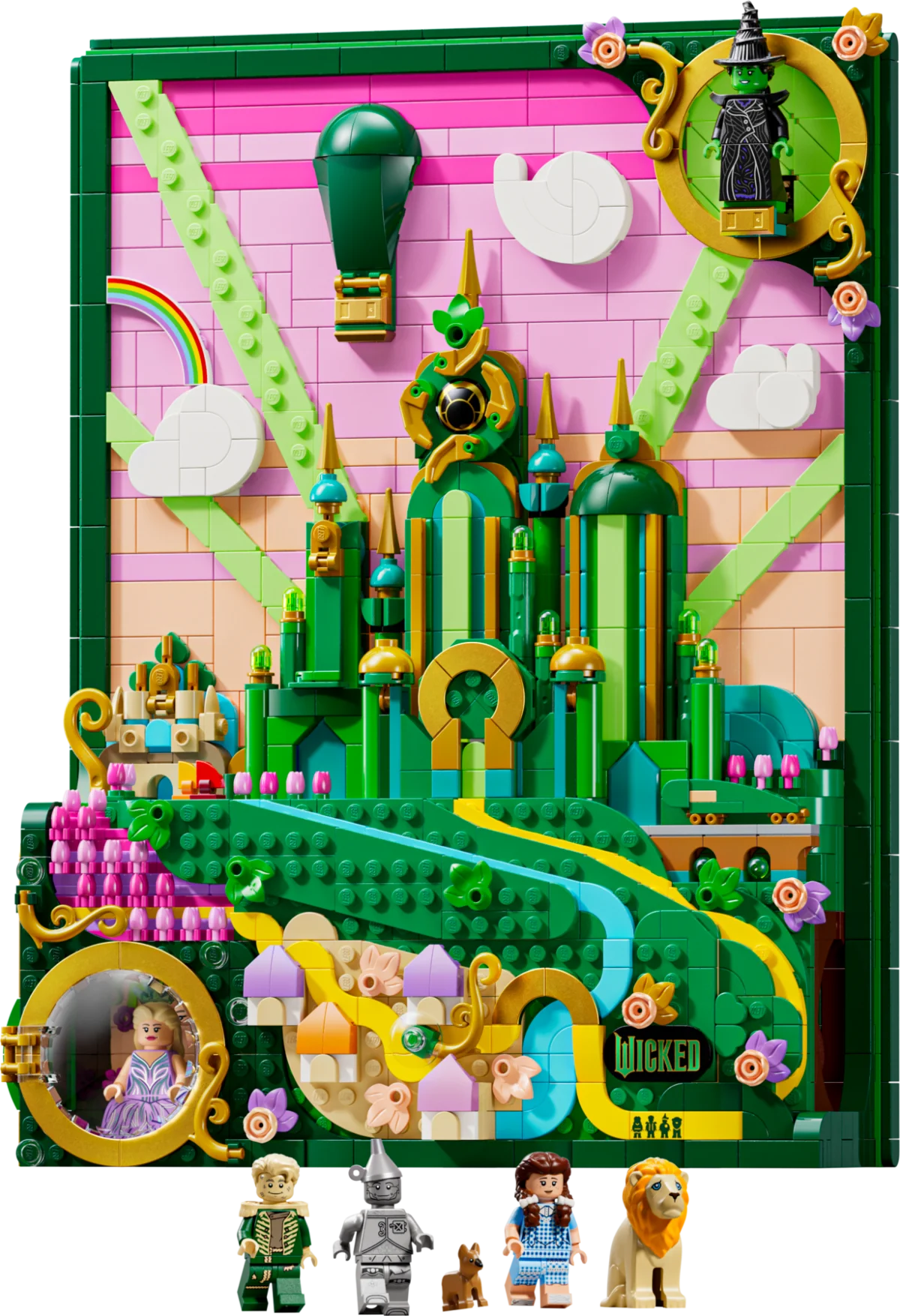 LEGO 75685 Emerald City Wall Art