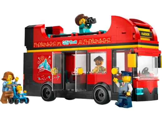 LEGO 60407 Red Double-Decker Sightseeing Bus