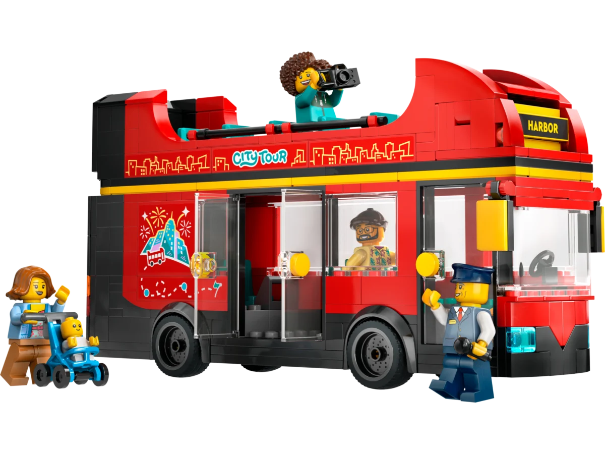 LEGO 60407 Red Double-Decker Sightseeing Bus
