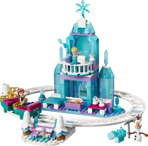 LEGO 43281 Elsa's Ice Castle & Snow Ride Adventure