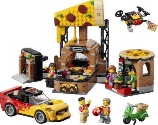 LEGO 60496 Pizza Delivery Experience with Vehicles