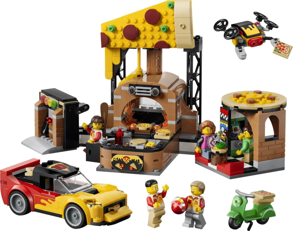 LEGO 60496 Pizza Delivery Experience with Vehicles