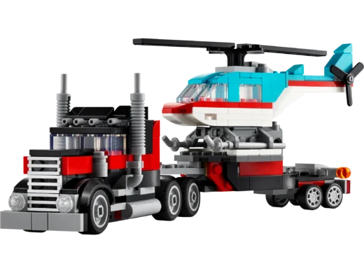 LEGO 31146 Flatbed Truck with Helicopter