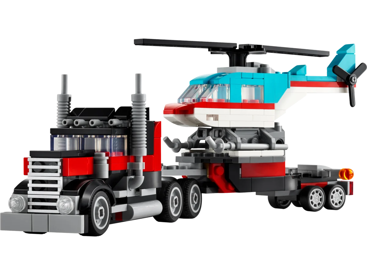 LEGO 31146 Flatbed Truck with Helicopter