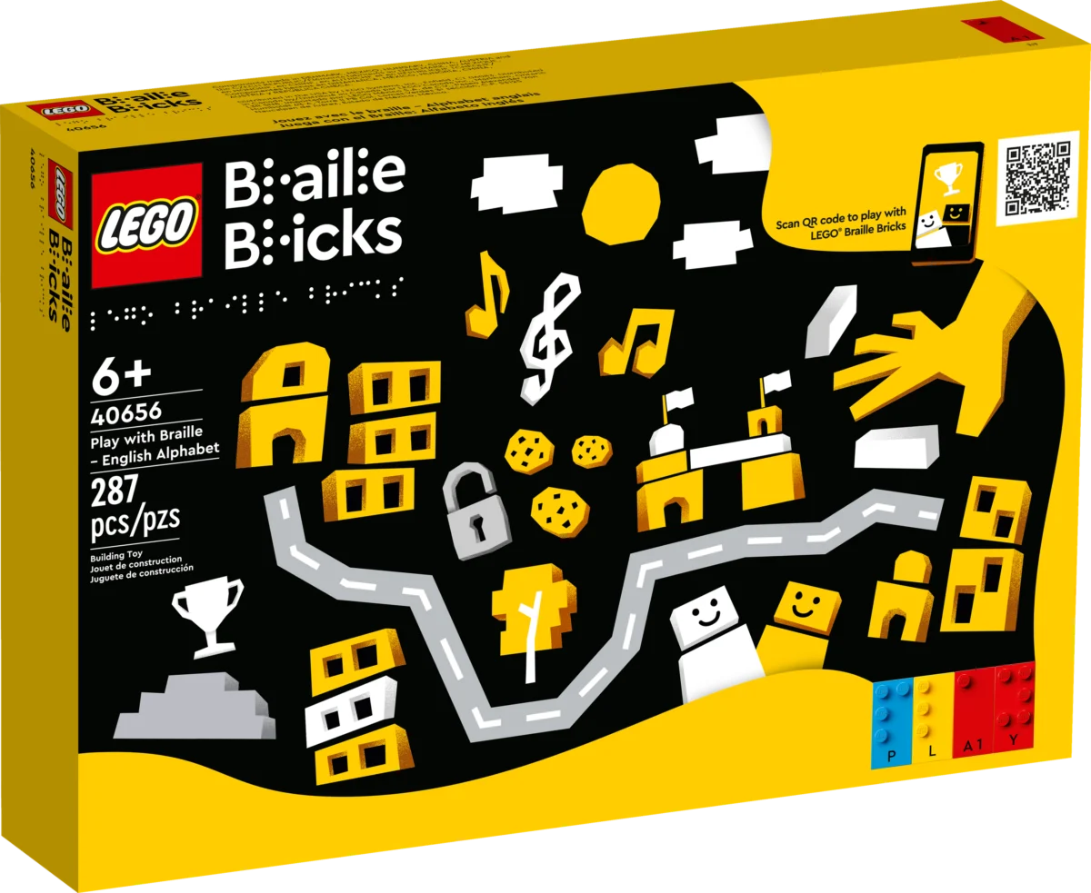 LEGO 40656 Play with Braille – English Alphabet