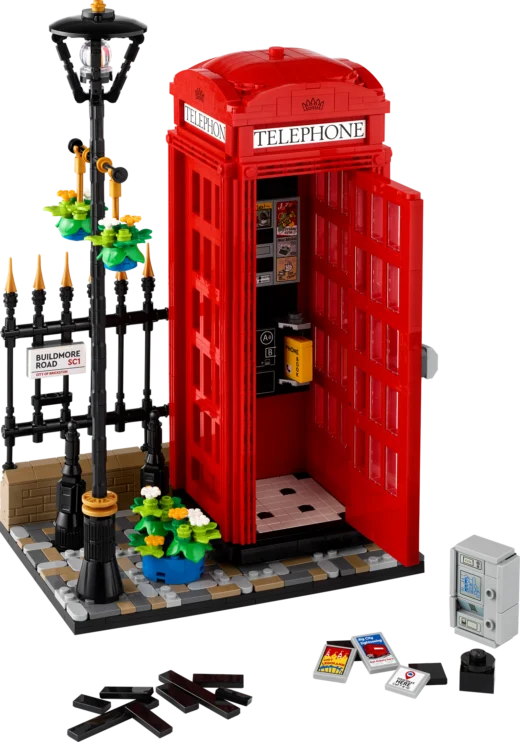 LEGO 21347 Red London Telephone Box