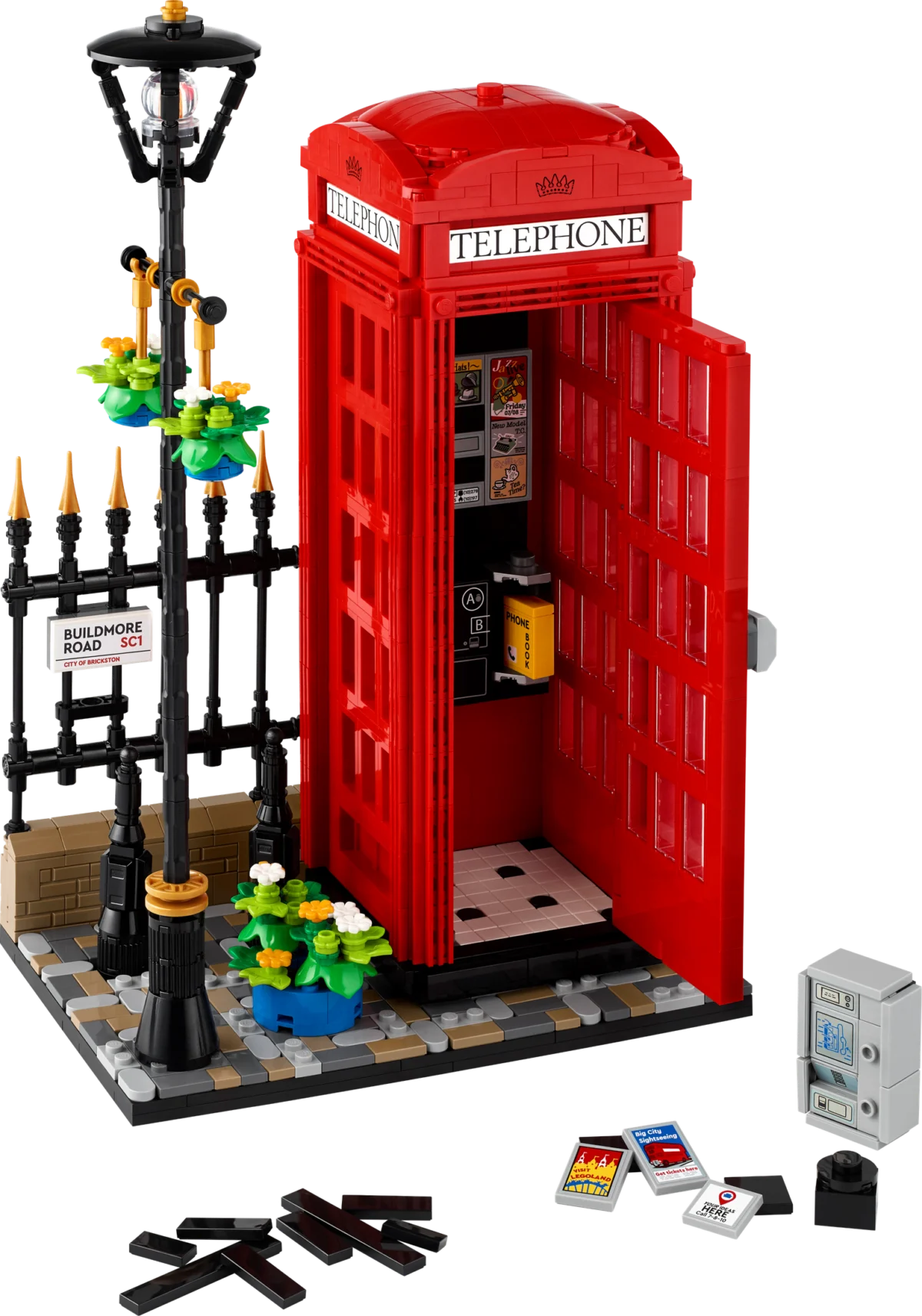 LEGO 21347 Red London Telephone Box