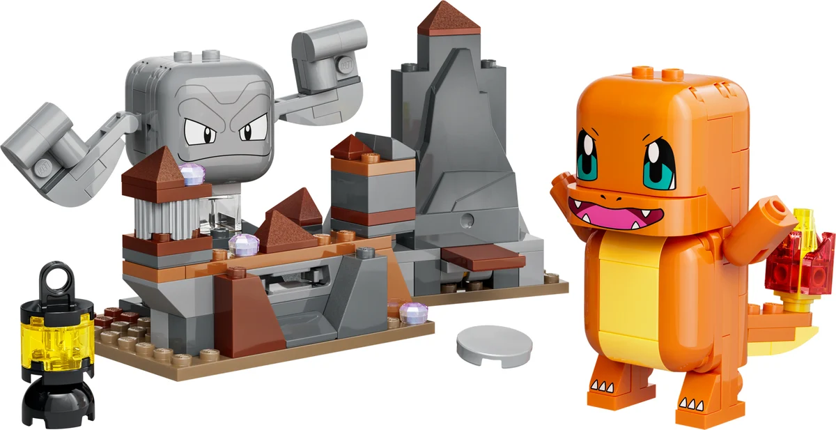 LEGO 72157 Charmander and Geodude’s Cavern Clash