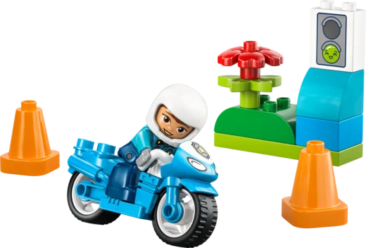 LEGO 10471 Blue Police Motorcycle