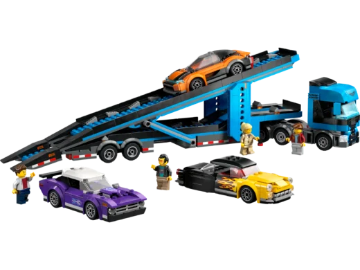 LEGO 60408 Car Transporter Truck with Sports Cars