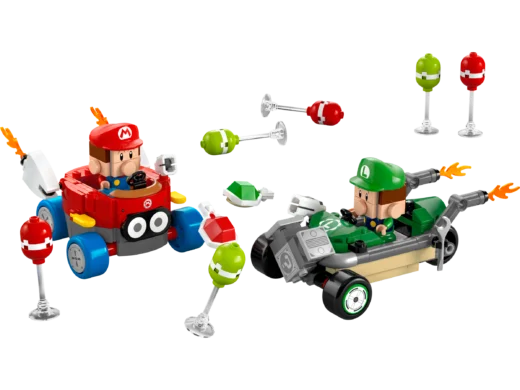LEGO 72034 Mario Kart – Baby Mario vs. Baby Luigi