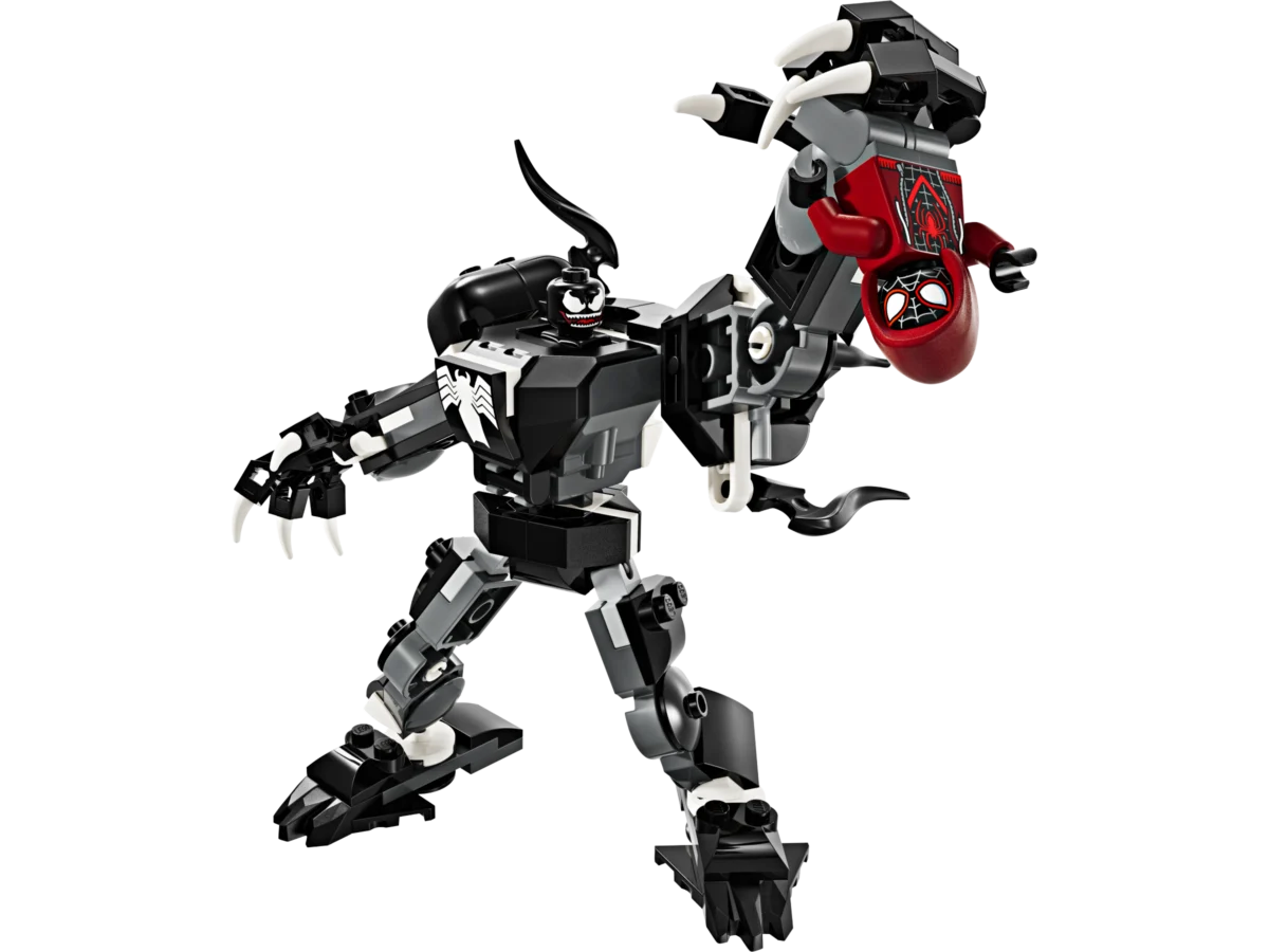 LEGO 76276 Venom Mech Armor vs. Miles Morales