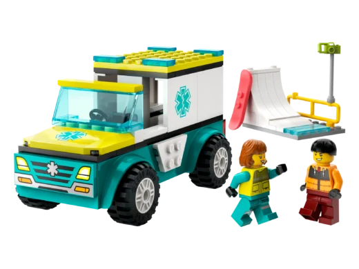 LEGO 60403 Emergency Ambulance and Snowboarder