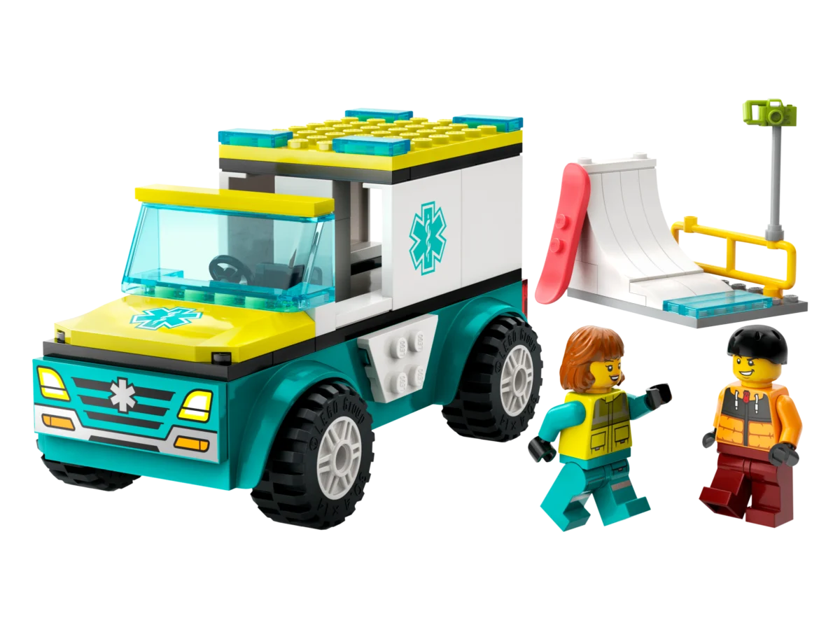 LEGO 60403 Emergency Ambulance and Snowboarder