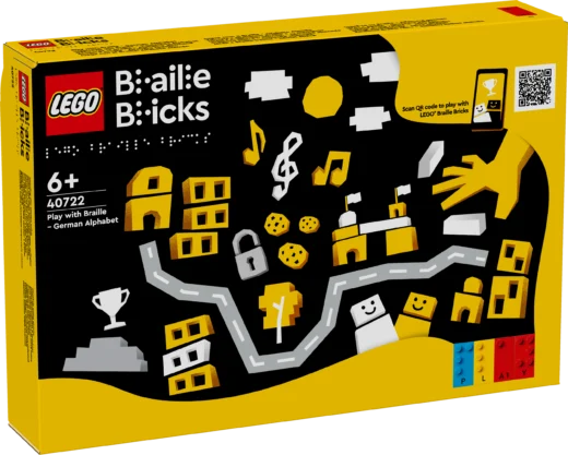 LEGO 40722 Play with Braille - German Alphabet
