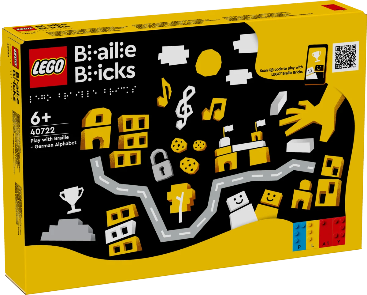 LEGO 40722 Play with Braille – German Alphabet