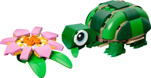 LEGO 31377 Turtle with a Water Lily Flower