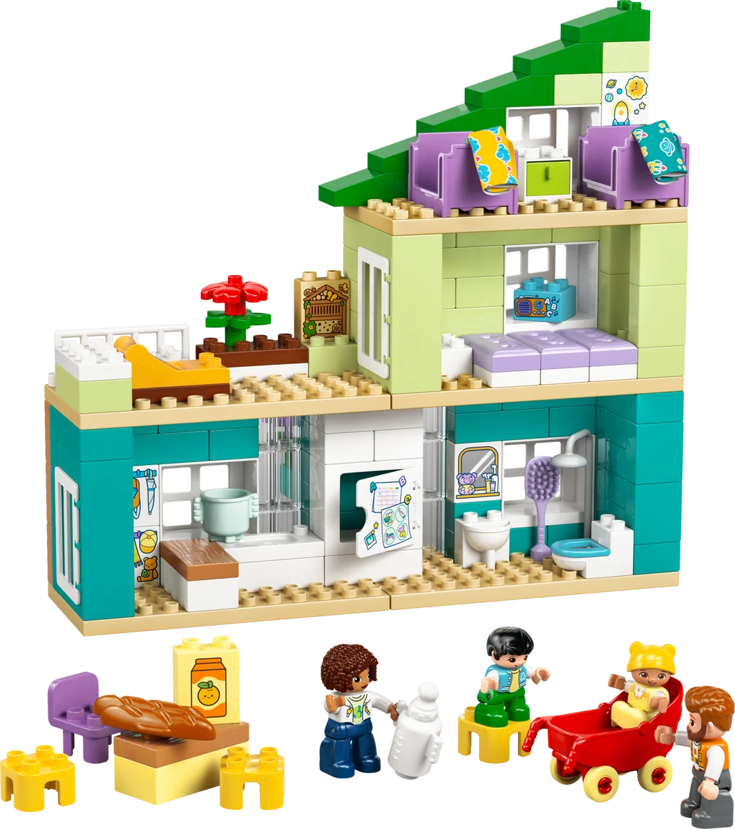 LEGO 10470 3 in 1 Modern Family House with Figures
