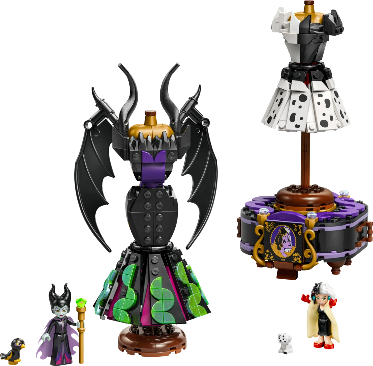 LEGO 43262 Maleficent’s and Cruella de Vil’s Dresses