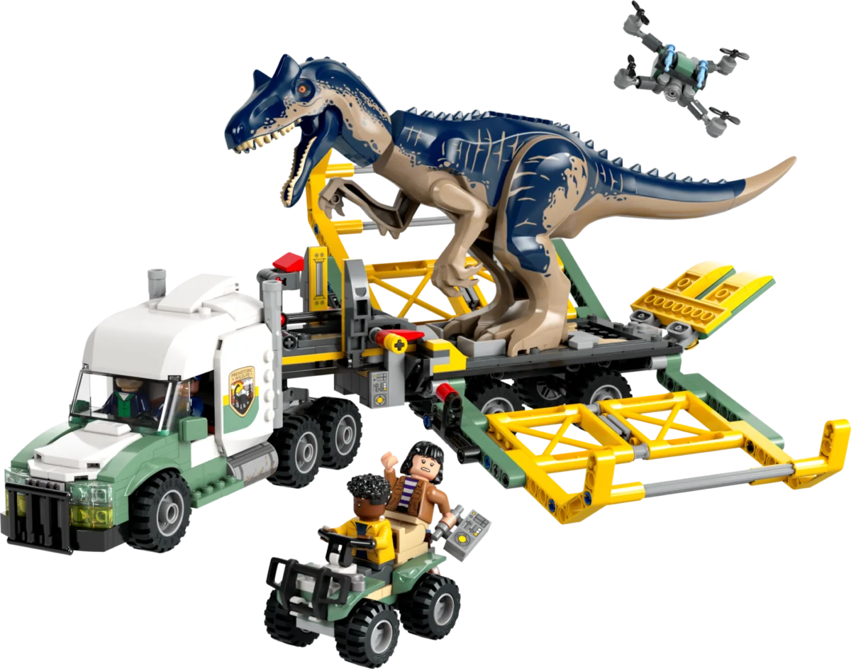 LEGO 76966 Dinosaur Missions: Allosaurus Transport Truck