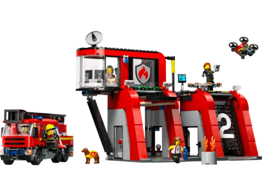 LEGO 60414 Fire Station with Fire Truck