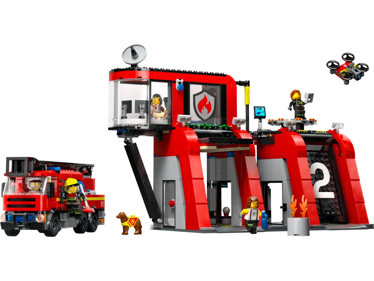 LEGO 60414 Fire Station with Fire Truck