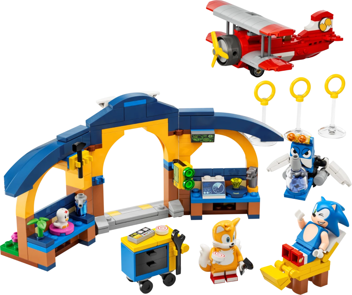 LEGO 76991 Tails’ Workshop and Tornado Plane