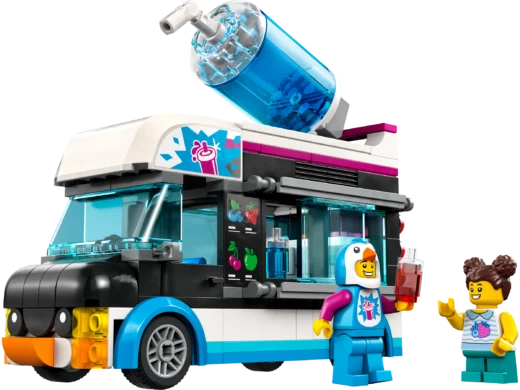 LEGO 60384 Penguin Slushy Van