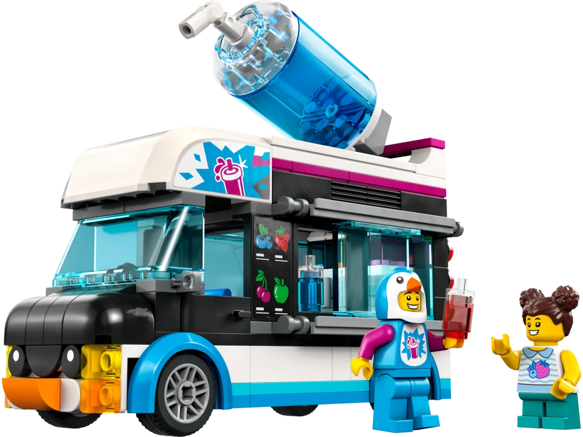 LEGO 60384 Penguin Slushy Van