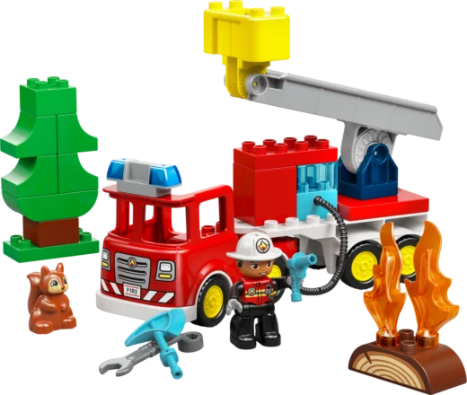 LEGO 10473 Fire Truck with Hose and Firefighter