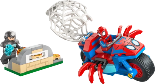 LEGO 11206 Spidey on his Motorcycle vs. Rhino