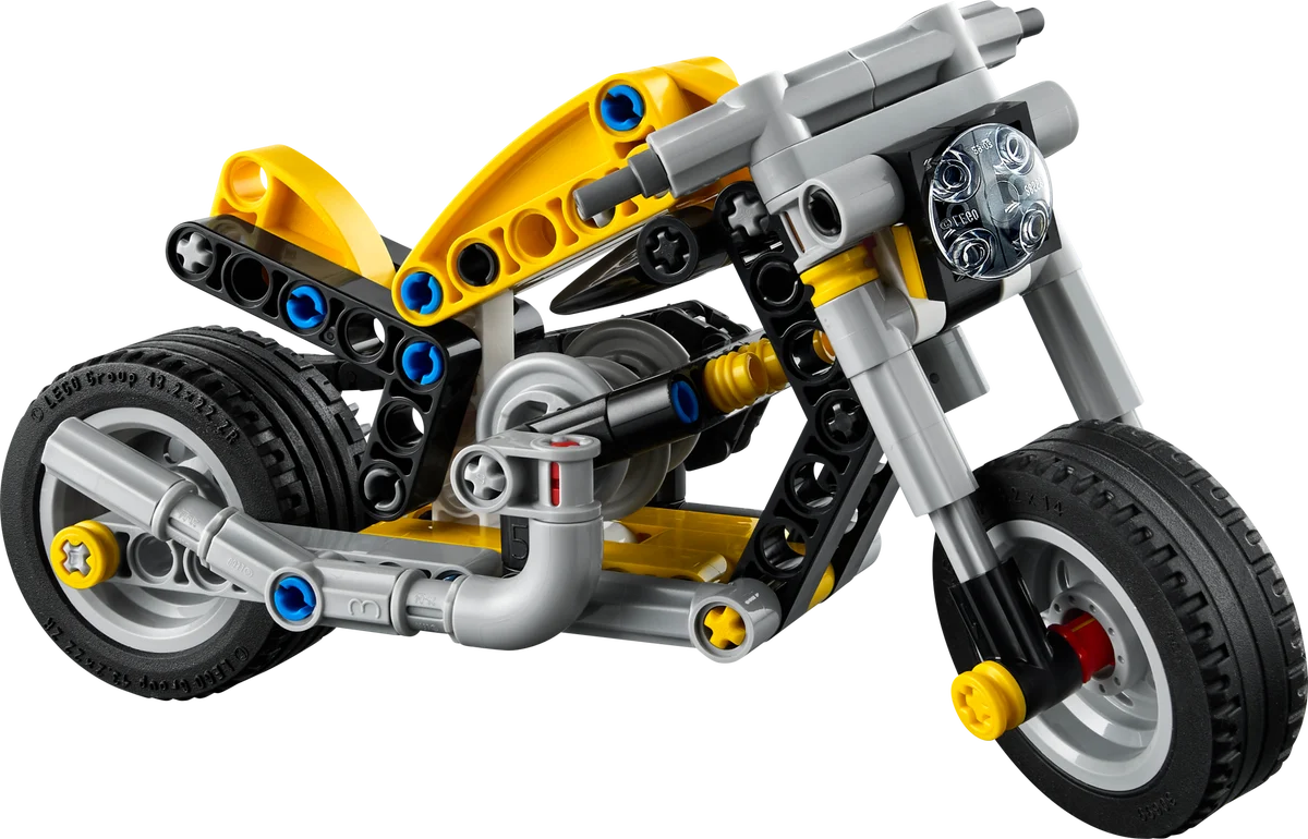 LEGO 42225 Yellow Motorcycle