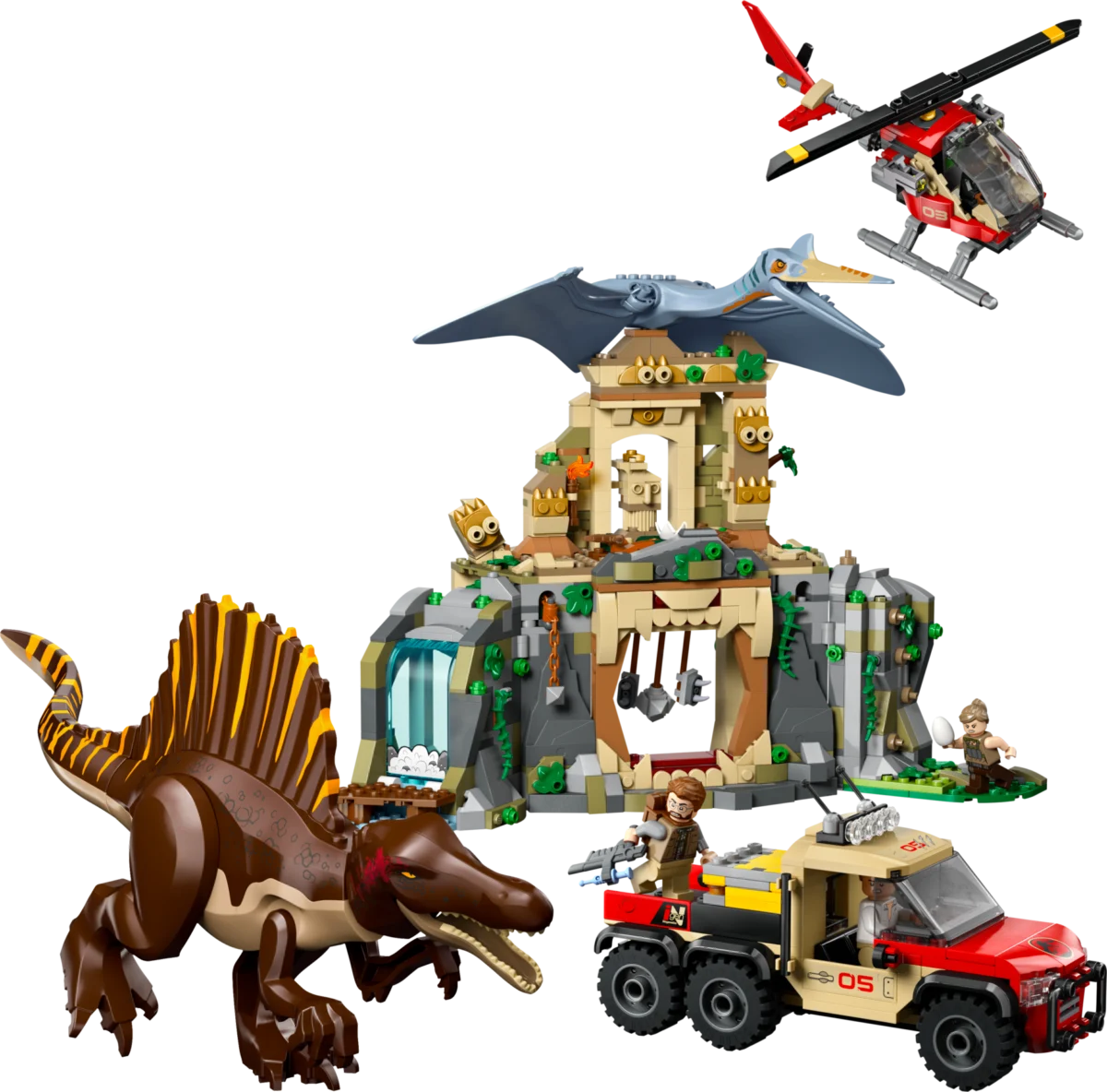 LEGO 76976 Spinosaurus & Quetzalcoatlus Air Mission