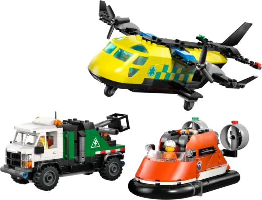 LEGO 60505 Airplane, Service Truck & Hovercraft Remix