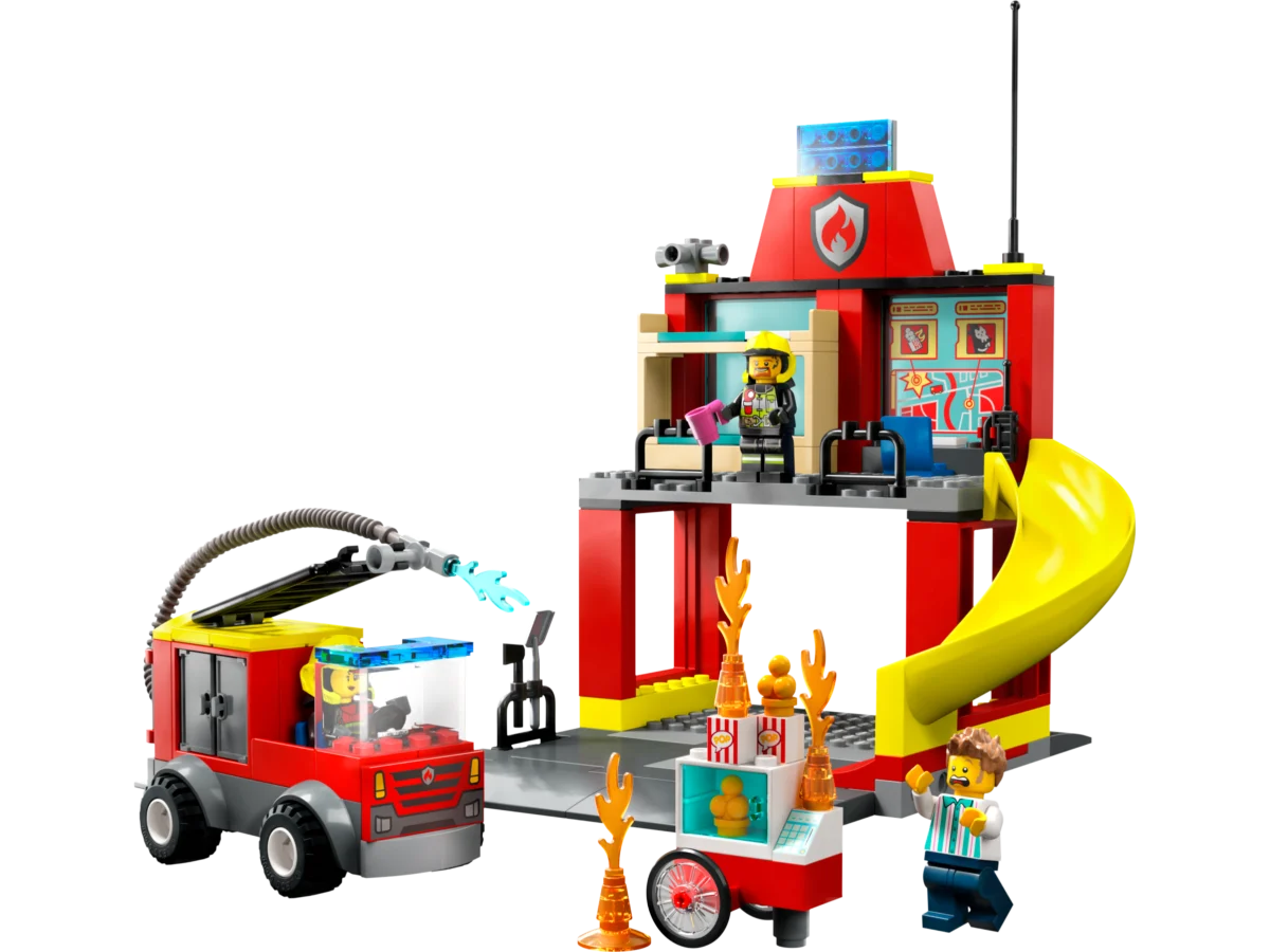 LEGO 60375 Fire Station and Fire Truck