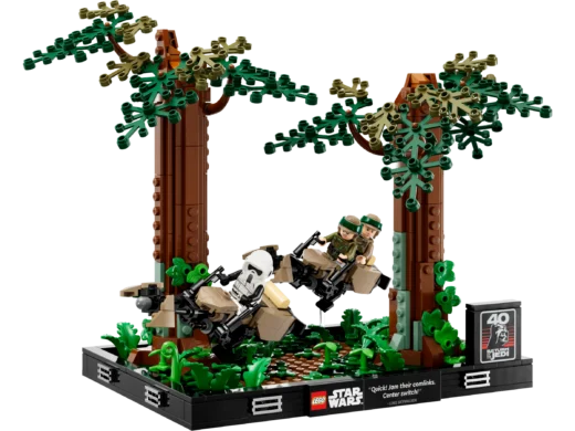 LEGO 75353 Endor Speeder Chase Diorama