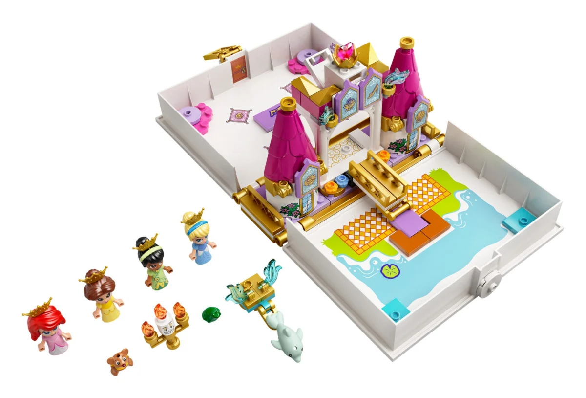 LEGO 43193 Ariel, Belle, Cinderella and Tiana’s Storybook Adventures