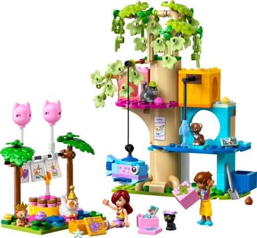LEGO 42666 Cat Birthday Party & Tree House